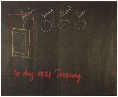 Blackboard drawing, plate 10