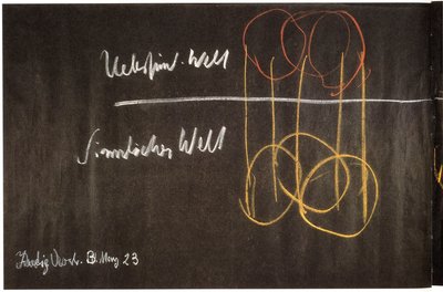 Blackboard drawing, plate 1