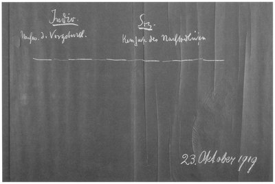 Blackboard drawing, plate 10