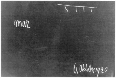 Blackboard drawing, plate 1