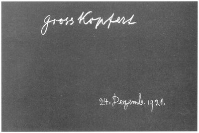 Blackboard drawing, plate 1