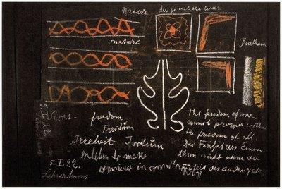 Blackboard drawing, plate 10
