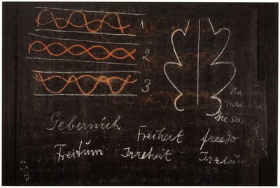 Blackboard drawing, plate 10a