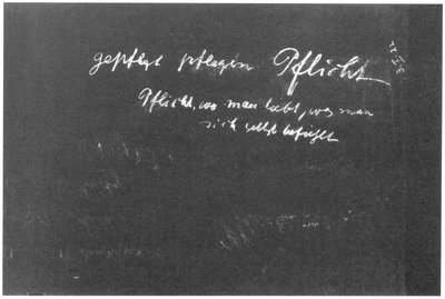 Blackboard drawing, plate 11a