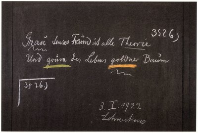 Blackboard drawing, plate 9