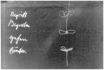 Blackboard drawing, plate 1