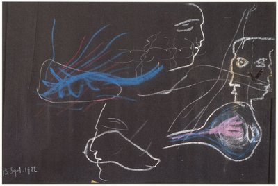 Blackboard drawing, plate 4