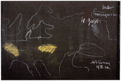 Blackboard drawing, plate 9