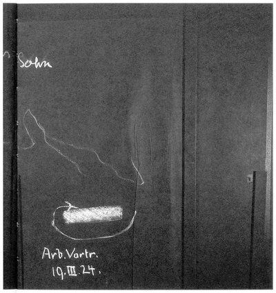 Blackboard drawing, plate 9a