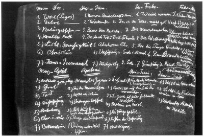Blackboard drawing, plate 17