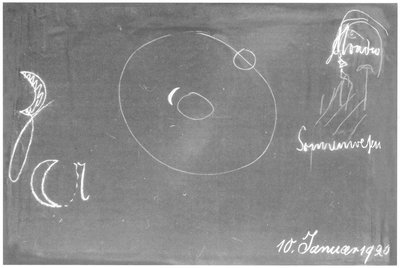 Blackboard drawing, plate 1
