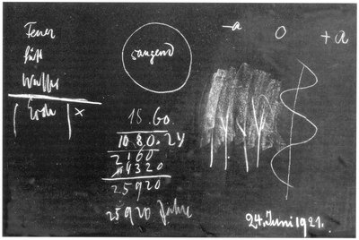 Blackboard drawing, plate 1