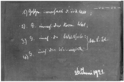 Blackboard drawing, plate 3