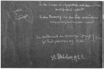 Blackboard drawing, plate 9