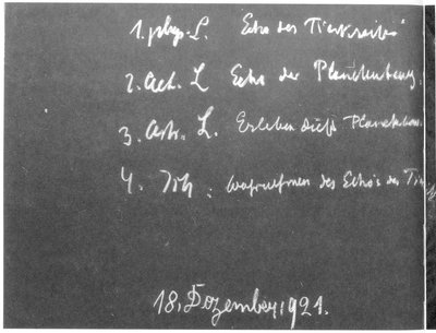 Blackboard drawing, plate 2